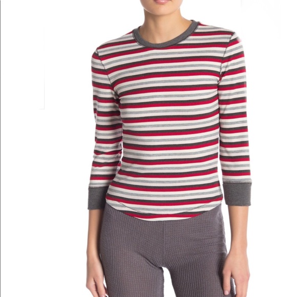 Free People Tops - Free People NEW Good On You Striped Top Rose L